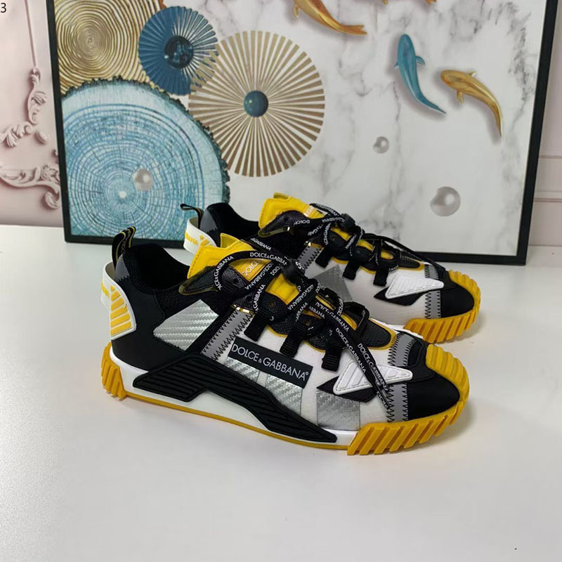 

DGL DOLCGABBANAL 2021 Top Quality Designer Mens Casual Shoes Fashion Genuine Leather Sneakers Luxury Trainers E0364