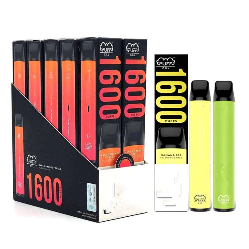 

new arrival Puff XXL Disposable Pen 1600 puffs Pre Filled Pods Vape Cartridge Bars flow