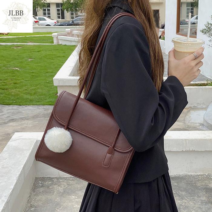 

Korean style women shoulder bag PU leather female Handbags big Totes Solid color ladies hand bag bolsa Casual Axillary bags, Khaki
