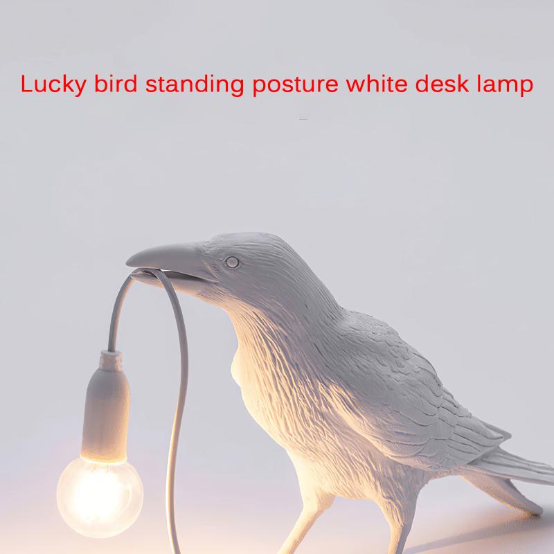 

Retro Lucky Bird Lamp Led Wall Lamp For Living Room Decor Bedroom Lamps Indoor Lighting Crow Mirror Lights Wall Light Fixture
