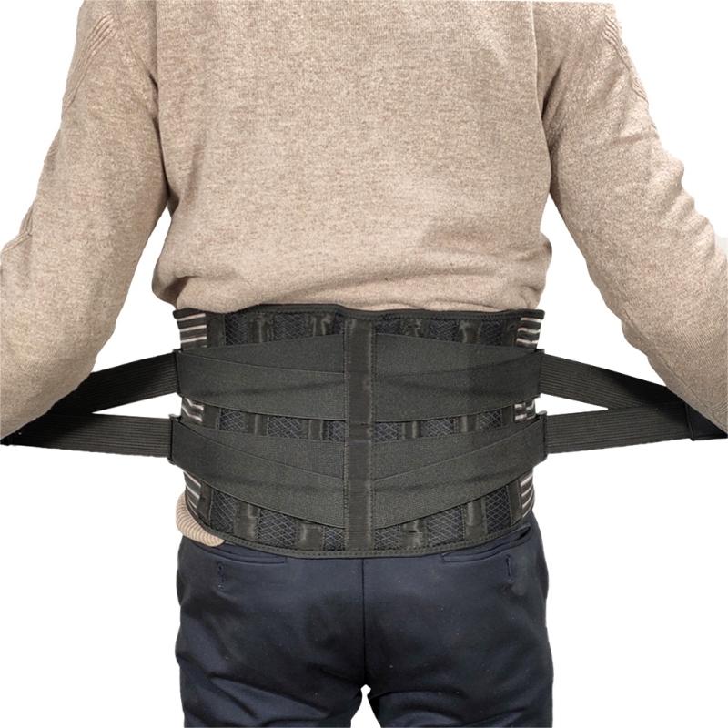 

Men Women Sport Adjustable Waist Trainer Magnetic Belt Lower Back Brace Spine Support Waist Belt Orthopedic Breathable Belts, As pic