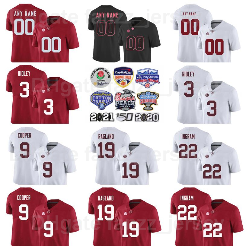 

NCAA Alabama Crimson Tide College 9 Amari Cooper Jersey Football 1 Nick Saban 14 Jake Coker 19 Reggie Ragland 22 Mark Ingram 42 Eddie Lacy 3 Ridley Custom Name Number, Red