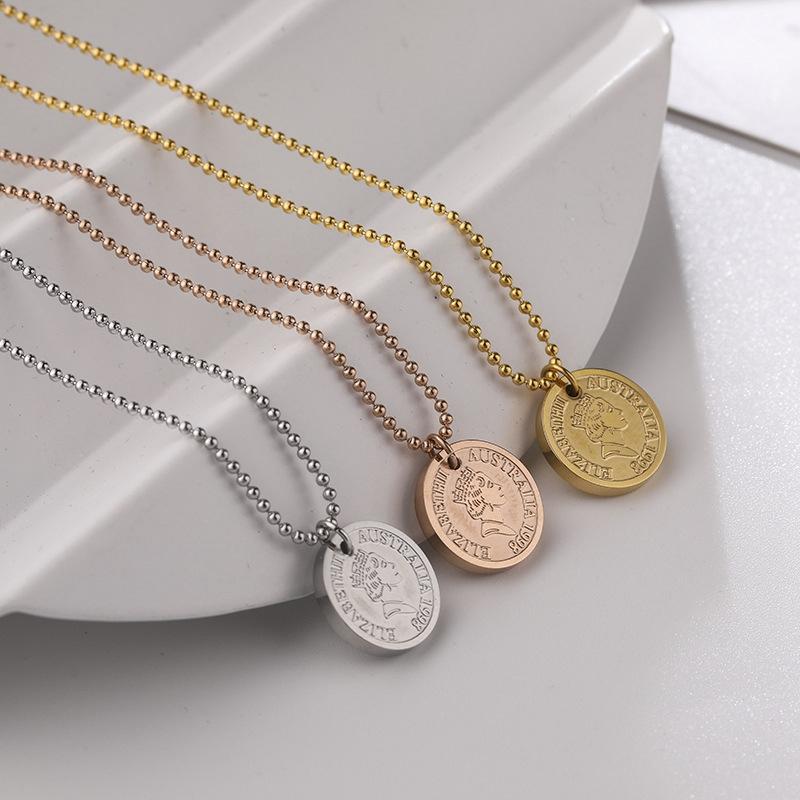 

Pendant Necklaces Wholesale Titanium Steel For Women Anniversary Engagement Wedding Necklace Accessoeries Gift