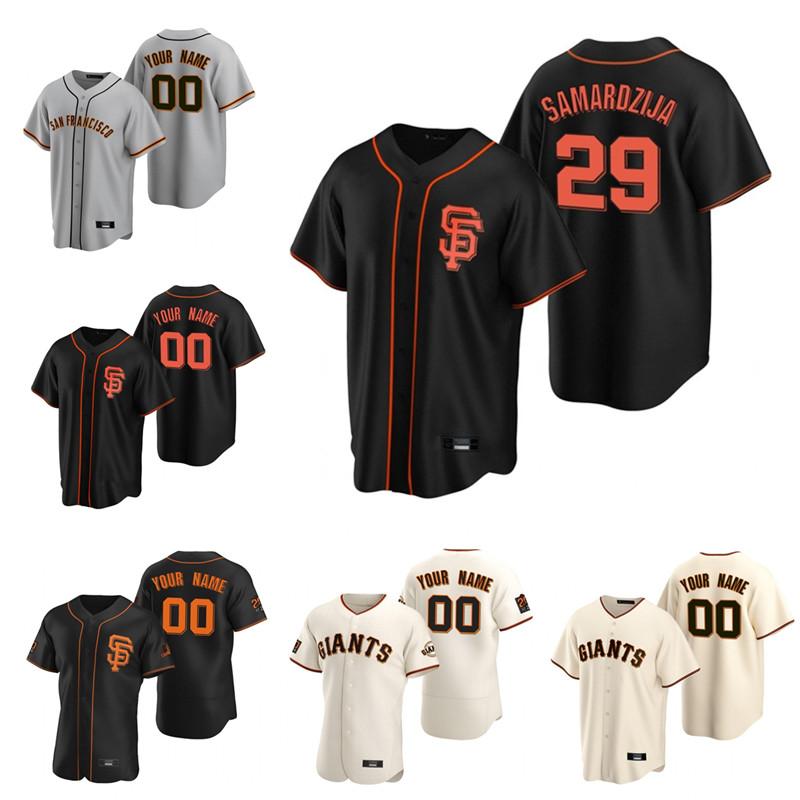 

Custom Giants 29 Jeff Samardzija San 20 21 Francisco Jersey Johnny Cueto Will Smith McCutchen Yastrzemski Williams Stitched baseball jerseys, Blue;black