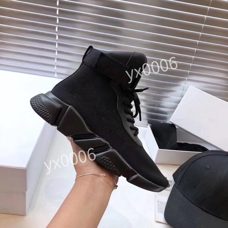 

2021 Paris Platform Sneakers Triple S Fashion 35-45 flat casual shoes crystal bottom All Black White Italy Designers grid style trainers Comfortable fz191010, Choose the color
