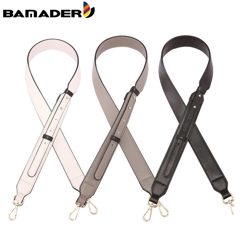

BAMADER Adjustable Shoulder Strap Leather Bag Strap Women's fashion Messenger Bag Part Bag Detachable Accessories Free Shipping 210302