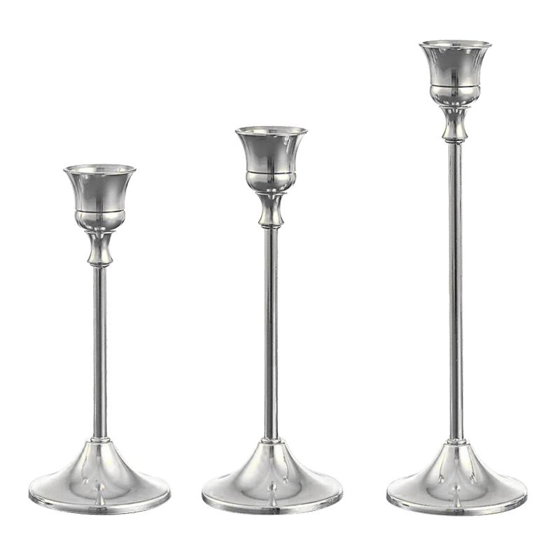 

Modern Taper Candle Holder Candlestick Table Centerpiece Birthday Ornament