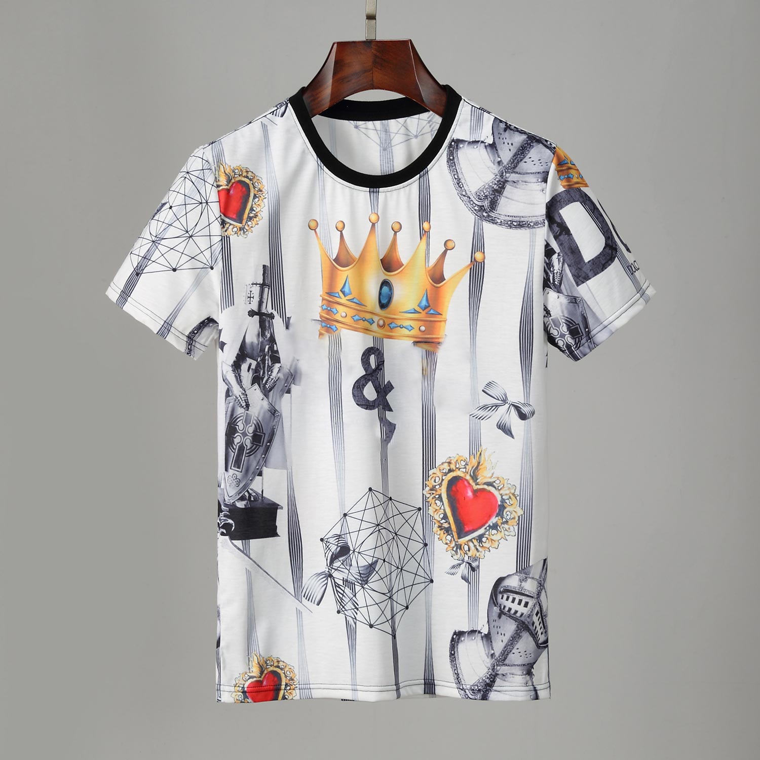 

mens designers t shirt hip hop fashion bird printing mens t shirt short sleeve men women t shirt polo size m88, White;black