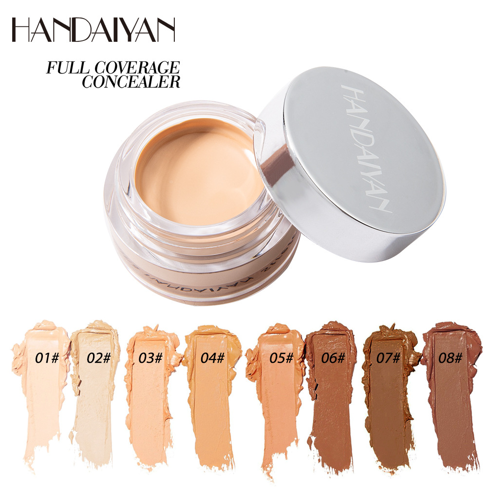 

HANDAIYAN Concealer Repair Foundation Makeup Corrector Full Cover Corretive Lasting Face Contouring Makeup 8 Colors Concealer, Mixed color
