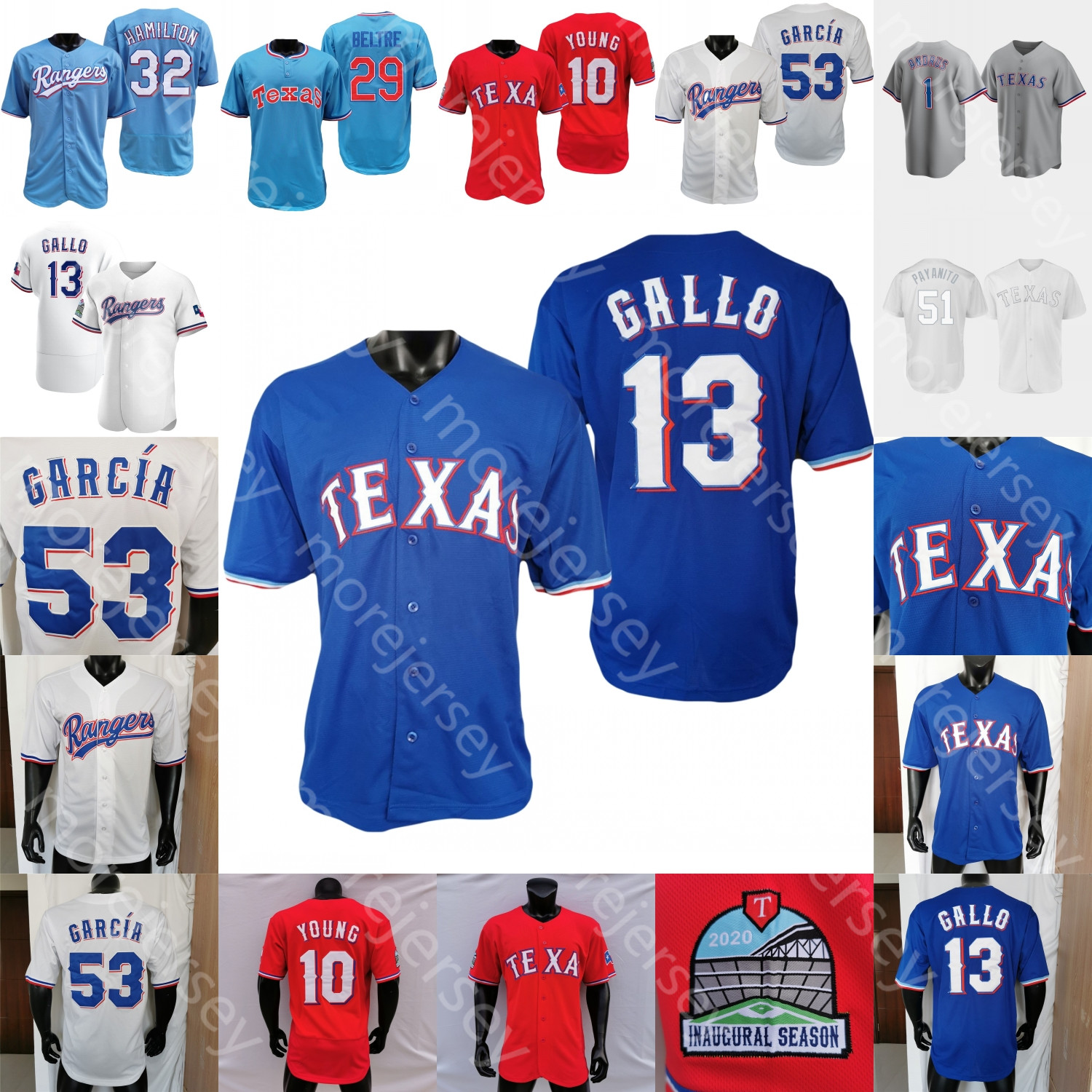 

Baseball Jersey Corey Seager Adolis Garcia Kole Calhoun Marcus Semien Nolan Ryan Mitch Garver Jon Gray Josh Hamilton Michael Young Eli White Calhoun Rangers'', 2021 new women