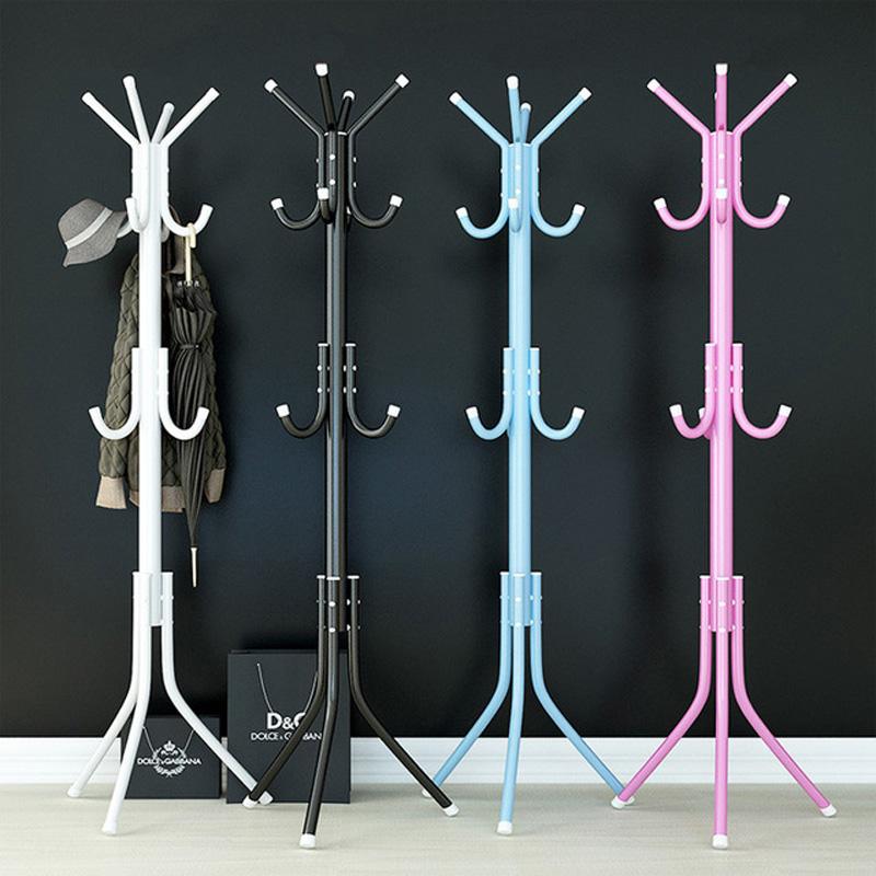 

Clothing & Wardrobe Storage Coat Clothes Hanger Rack ,175cm Big 12 Hooks Hanging Pole - Floor Stand Tree Holder Organizer For Hat T-shirt Ba