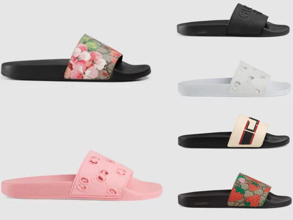 

Wholesale Summer Brand Designer women Flip flops Slipper Fashion Genuine Leather slides sandals Metal Chain Ladies Casual shoes