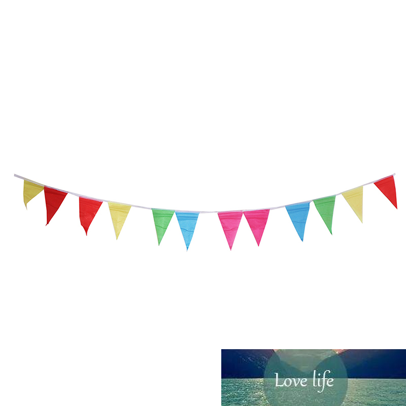 

Holiday Decor 8 M Colorful Flag Pennant String Banner Festival Party