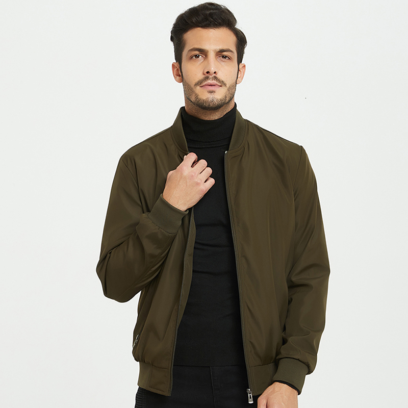 

2021 New Men's Spring Baseball Autumn Casual Coats Army Pilot Jackets Outwear Fashion Slim Fit Coat Plus Size 3xl P46p, Gray