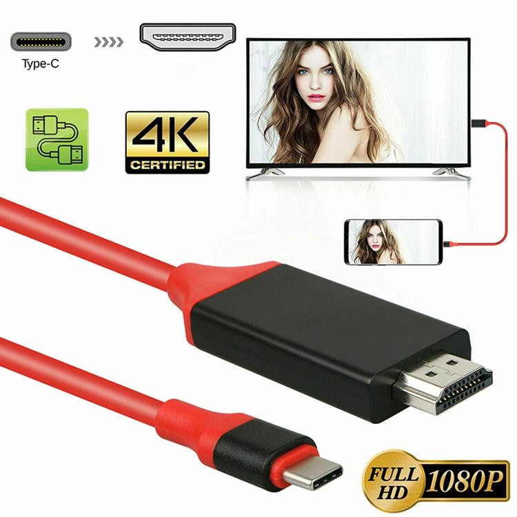 

USB 3.1 Type C to Digital AV Adapter 1080P with 2M Cable Vedio hub for Macbook Samsung Galaxy