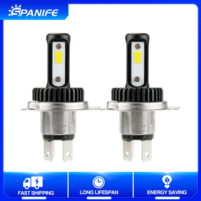 

Car Headlights Spanife Mini H4 LED H7 H11 9006 H1 H3 881 880 H13 9004 9007 9005 Auto Headlight Bulbs 80W Accessories 12V Fog Light