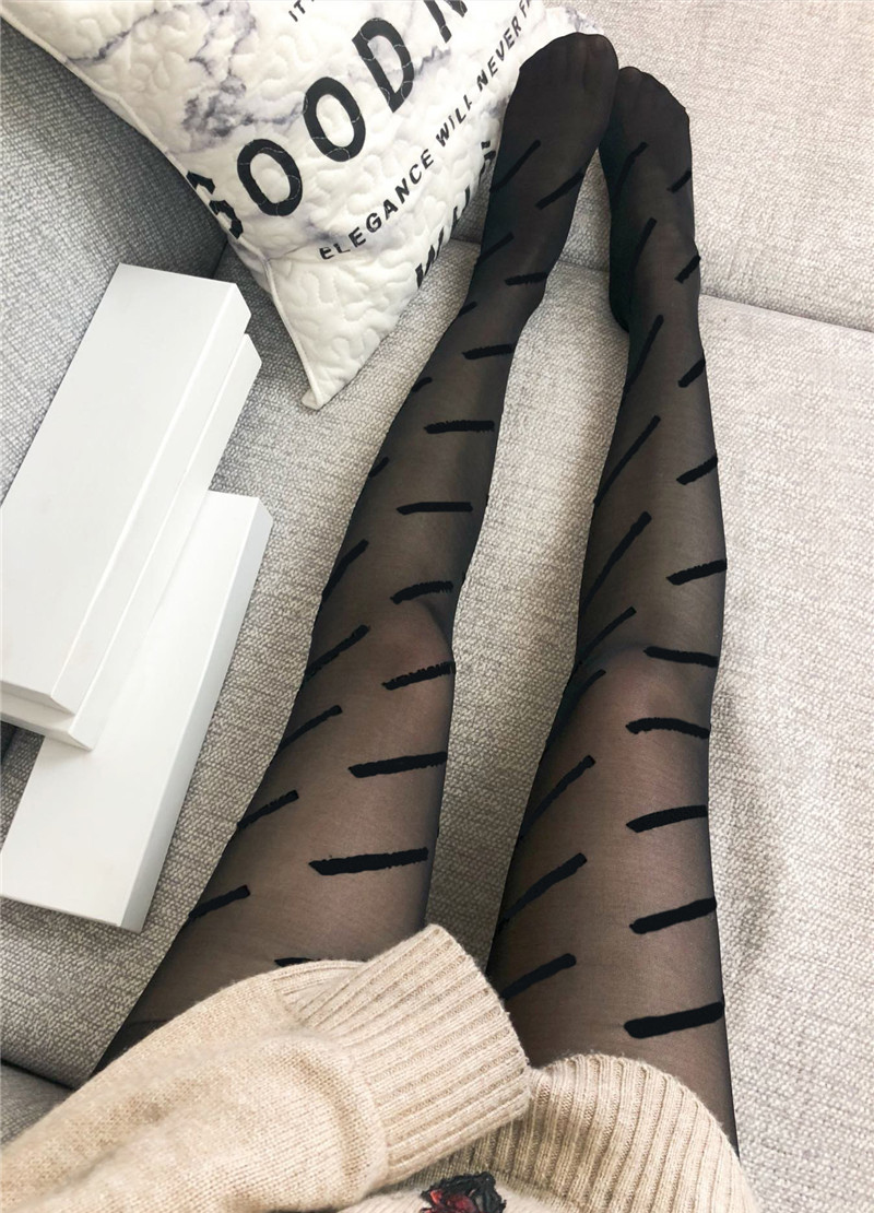 

Fashion Hipster Tights Silk Smooth Sexy Top Quality Women's Luxury Stockings Outdoor Mature Dress Up Designer Socks, Xl
