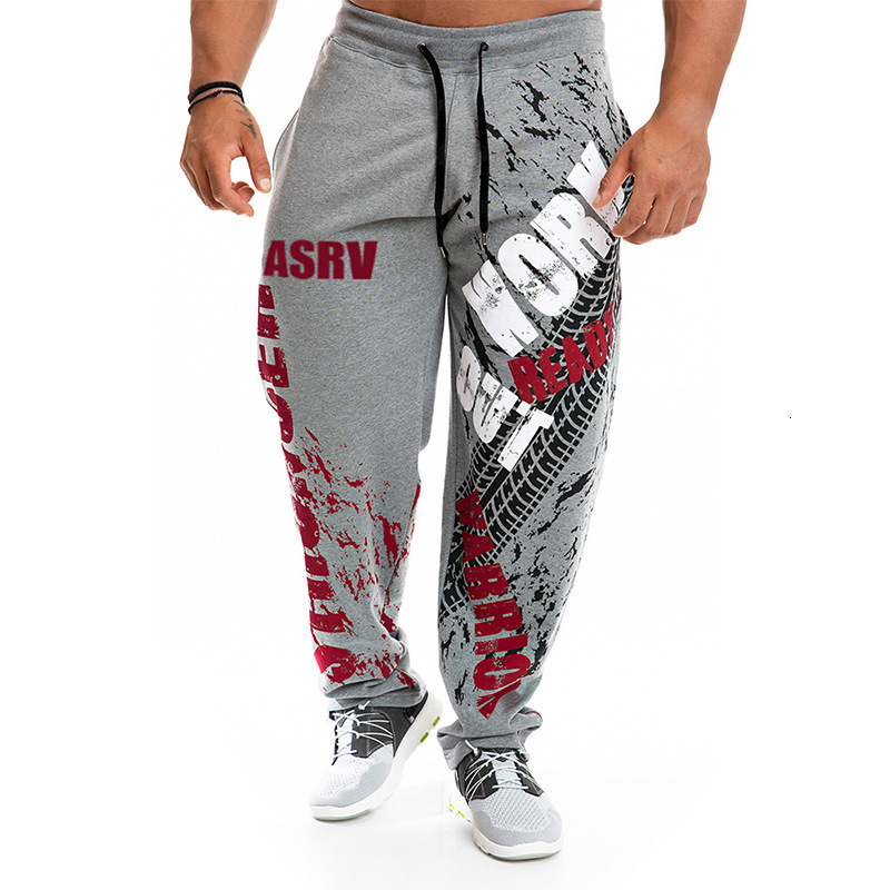 

2021 Asrv Autumn New Casual Men's Joggers Track Trousers Fashion Sport Fitness Pants Running Sweatpants Calca Masculina T4tq, Gray
