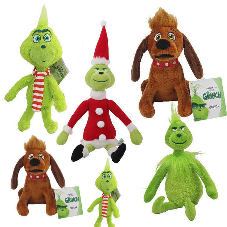 

Christmas Doll How The Grinch Stole Stuffed Plush Toy Xmas Gifts for Children Size 11.8\, Dog max