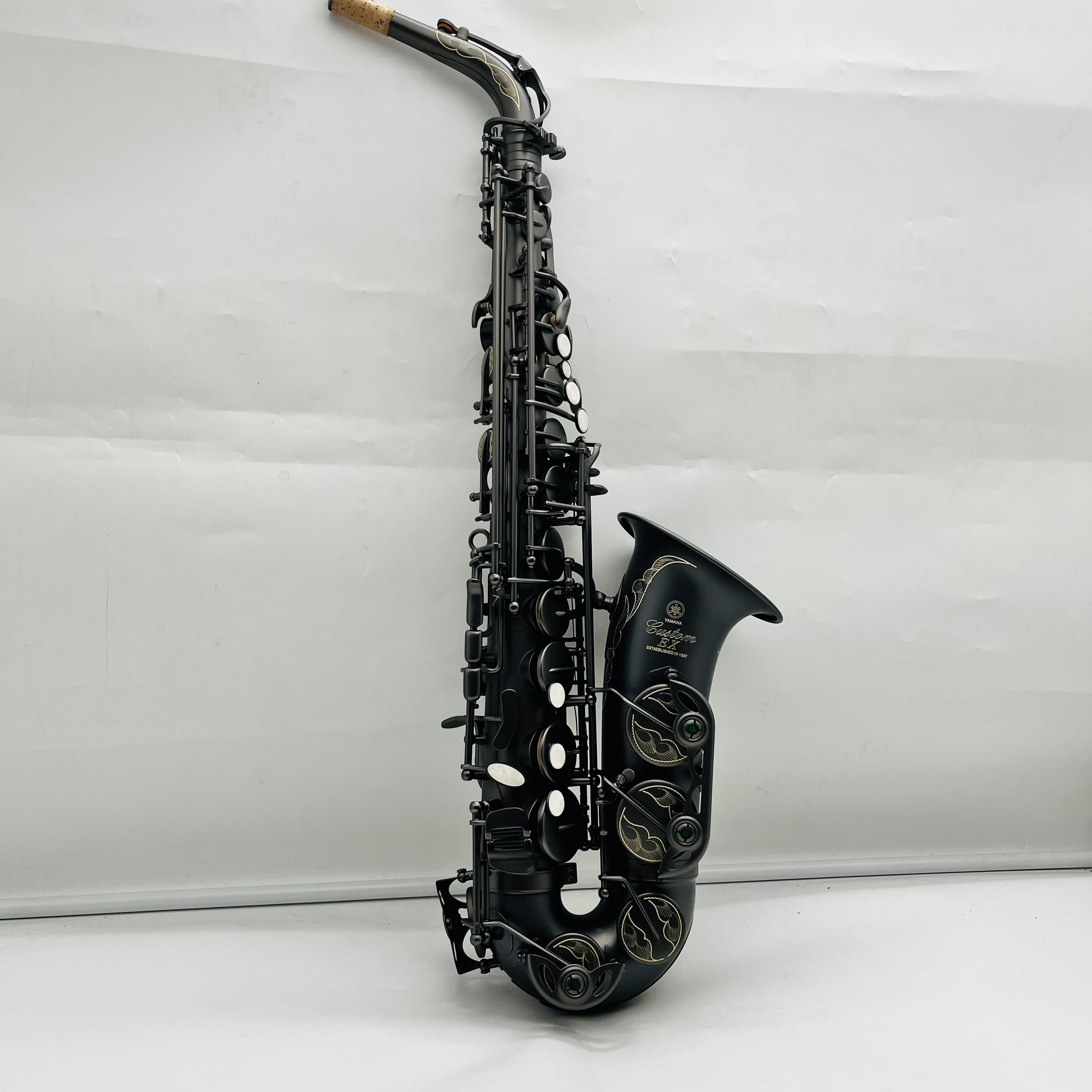 

New Arrival YAS-875EX Alto Saxophone Eb TuneBlack Nickel Plated Professional Instrument Wiht Case Mouthpiece Accessories