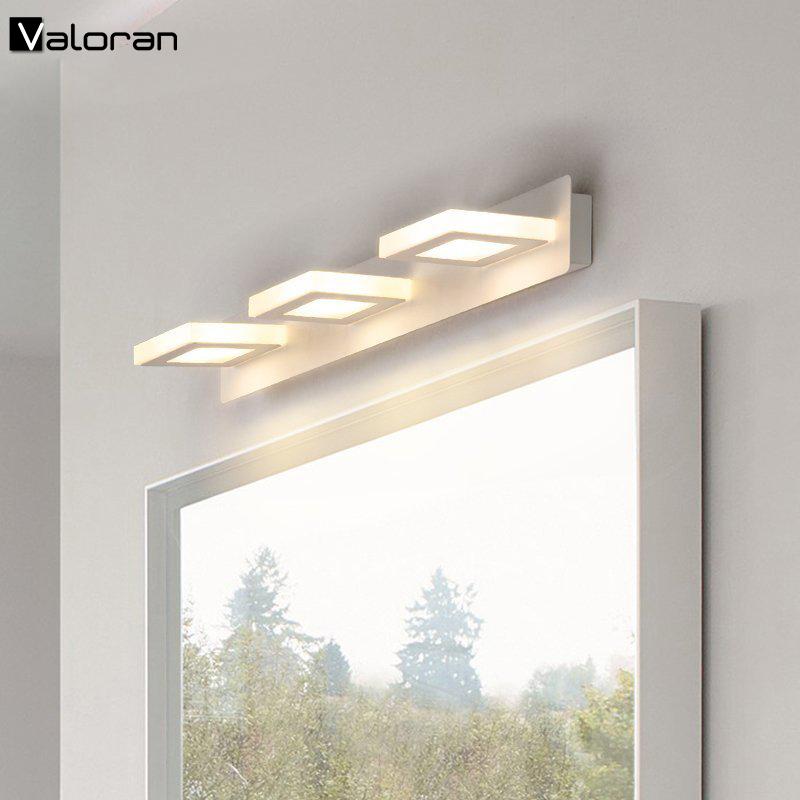 

Modern Wall Lamps Bathroom Led Mirror Light Rotatable and Adjustable AC85-265V Stainless Steel Wall Sconces Indoor Lighting