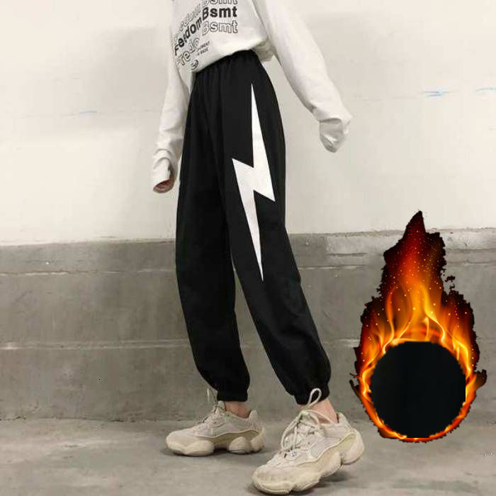 

2021 Autumn Winter i Watch Pencils... Casual Hot Sweatpants... New Fashionable Korean Style... Comfortable Waistband Women... Miaj, Gray