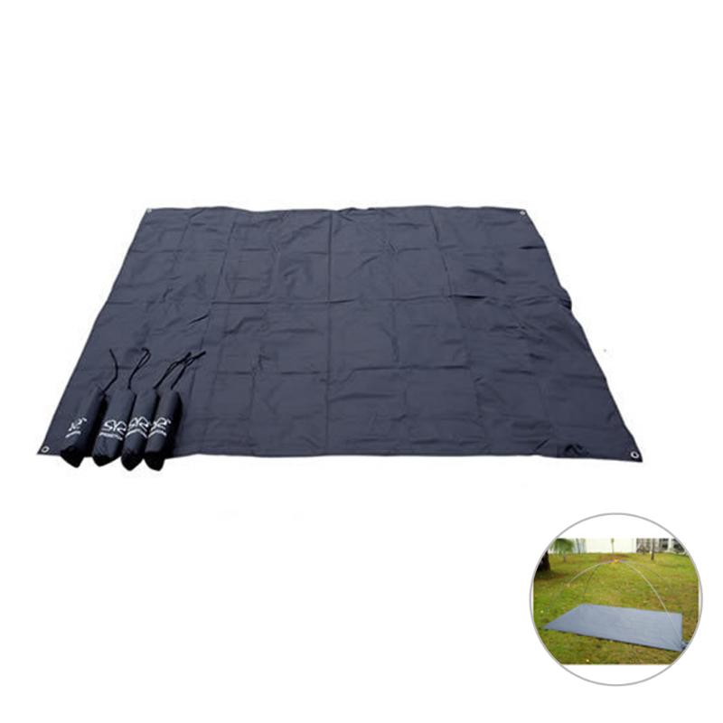 

Outdoor Pads 210×200CM Camping Picnic Large Mattress Waterproof Multi Functional For Travel (Black)