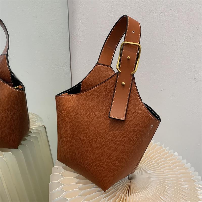 

Evening Bags High-quality Ladies Handbags Autumn 2021 Women's Fashion Large-capacity One-shoulder Portable Messenger Bucket Bag
