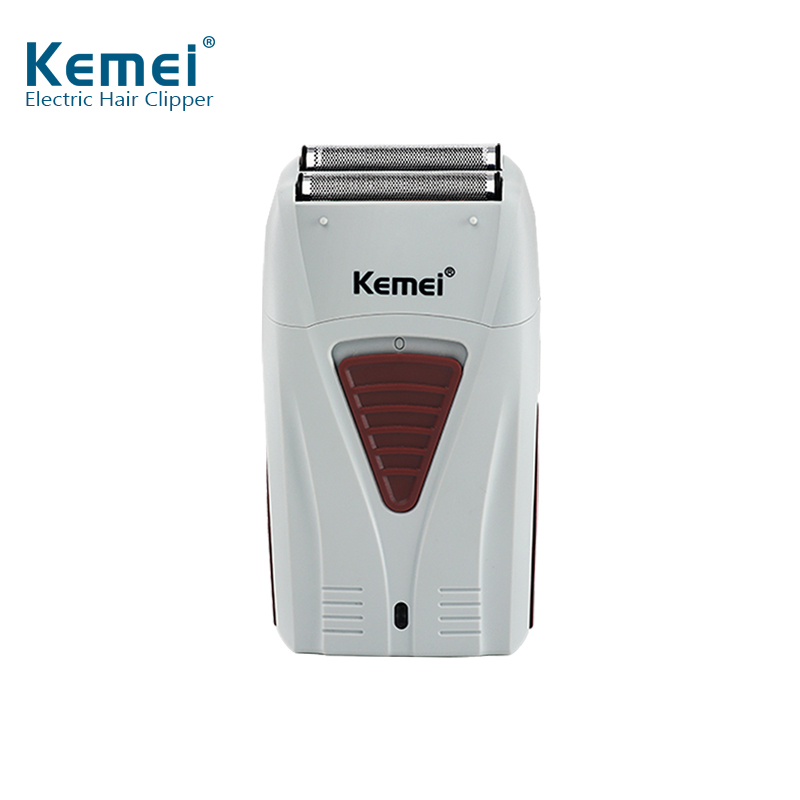 

Kemei Mens Professional Hair Clipper 0mm Bareheaded Hair Removal Mens Razor High Quality Electric Shaver for Men Cordless