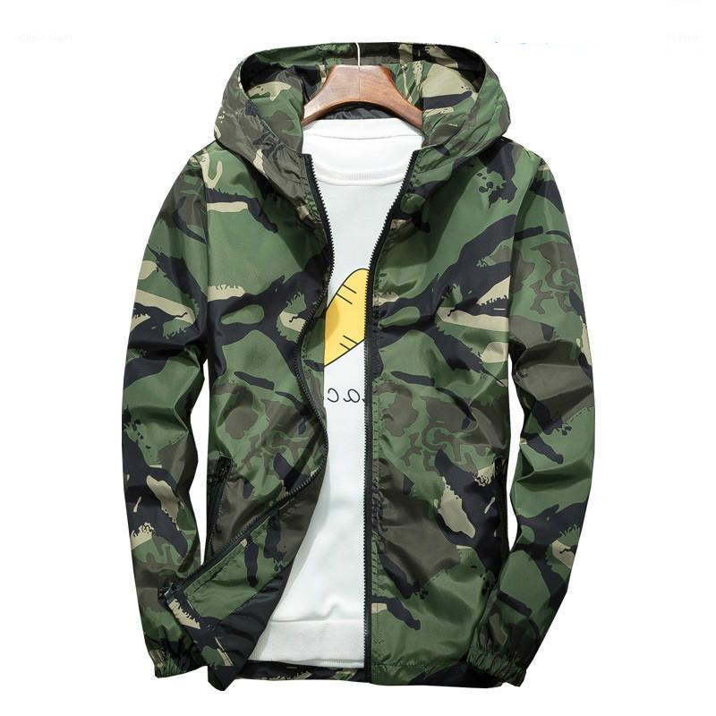 

Men's Jackets 6XL 7XL Camouflage 5XL Windbreaker Jacket Men Autumn Winter Waterproof Camo Bomber Male Coats Hooded Casual1, Blue