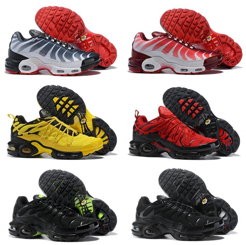 

2020 tn Fashion Brand MAXES PLUSs TN ULTRA Colorful Rainbow MEN'S Anthracite Men Runs Breathable Sports Shoes workout 40-46