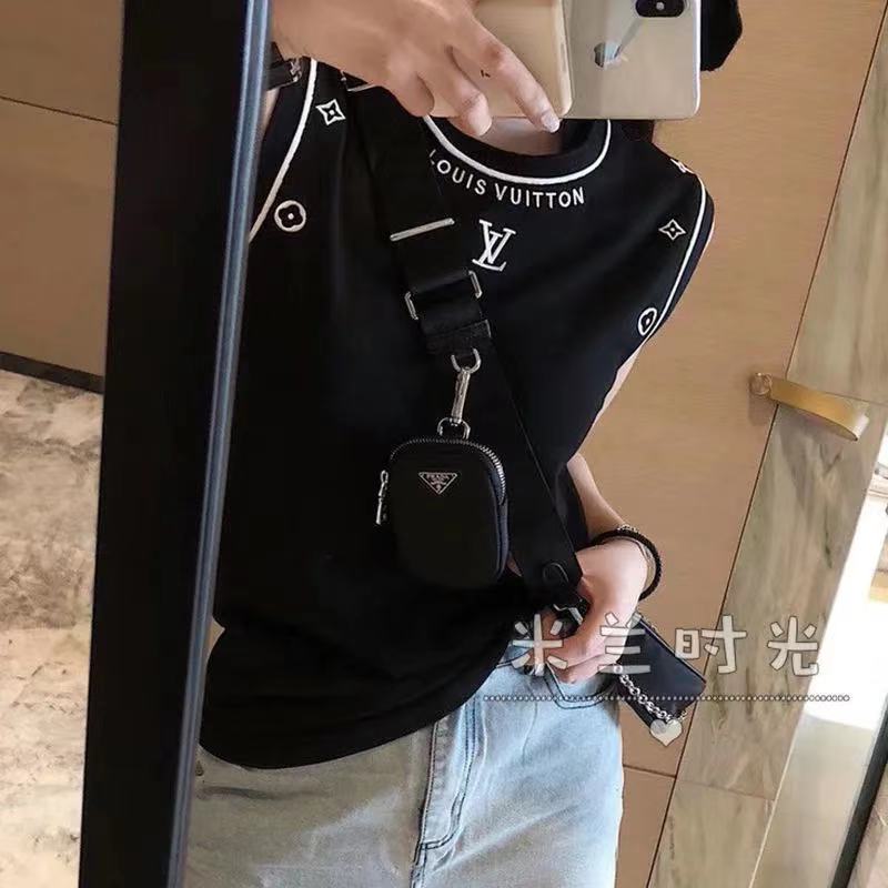 

Web celebrity INS cotton vests for women's summer new suspender and sleeveless Korean loose casual embroidery T-shirt, White