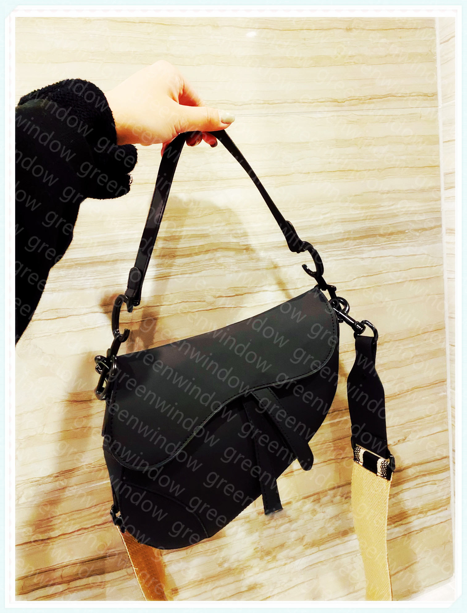 

Temperament Luxurys Designers Women Crossbody Women Casual Style Bag Bags Trendy Fashion 2021 Saddle Messenger Bag Purses Handbag 21030 Swab