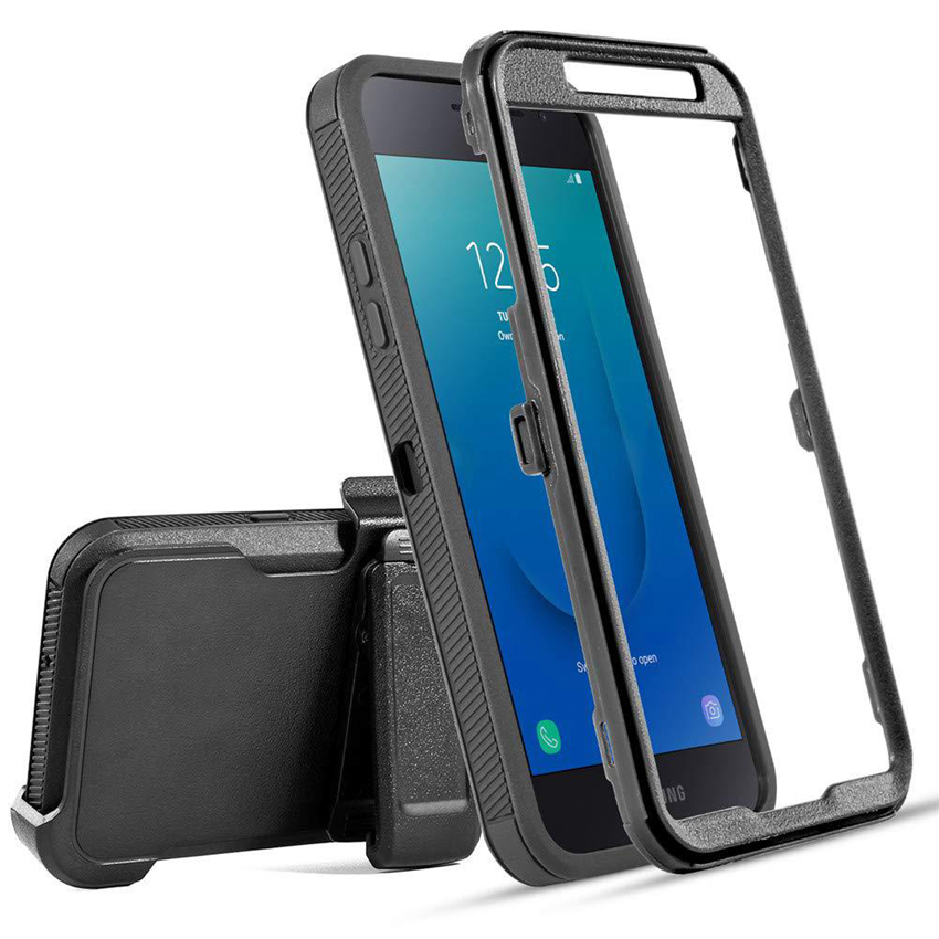 

360 Full Body Heavy Duty Clip Defender Cases for Samsung 02S A21S A12 A32 A52 A72 5g, 5pcs/color;remark color#