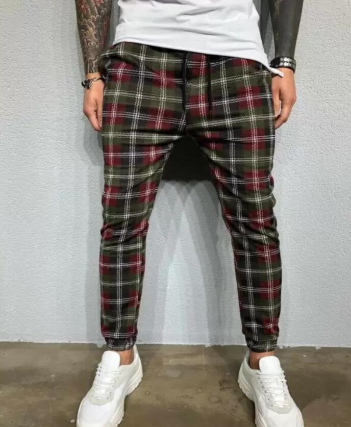 Cheap Bulk Mens Green Plaid Pants UK 