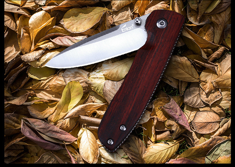 TOP GRADE OEM Enlan M028 folding knife 8CR13Mov blade G10 handle 58-60 hardness camping outdoor pocket EDC tools wholesale price-image-667105554
