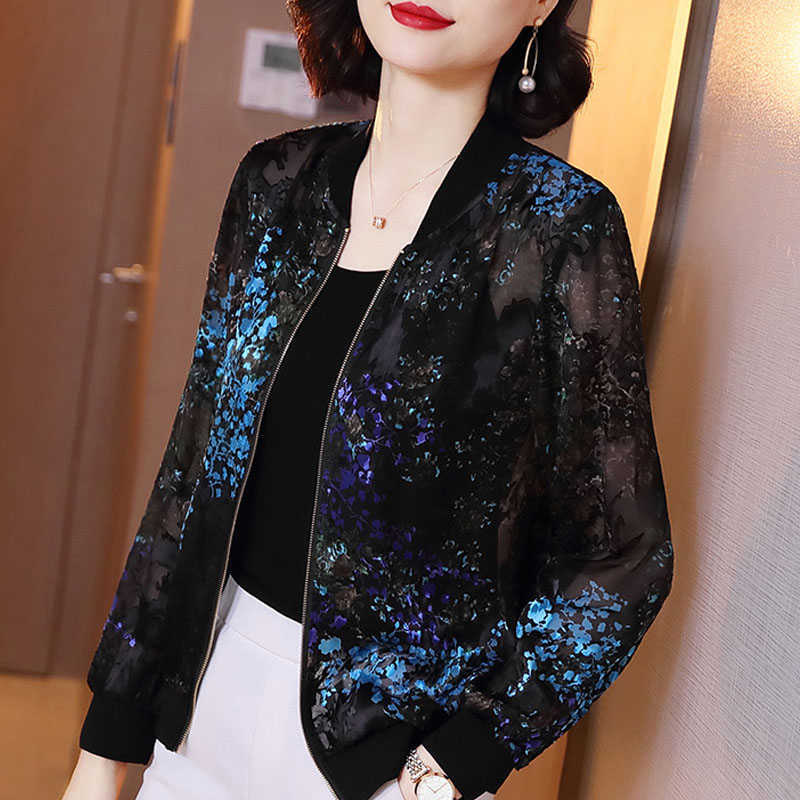 

Fashion Jacket Women Long Sleeve Zipper Coat Elegant Female Clothes Coats And  C989 210602, As picture