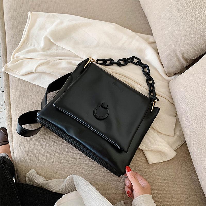 

Bags 2021 Versatile Shoulder Bag Retro Western Style Messenger Bag Multi Functional Package New Spring and Summer for Women Flap, Black