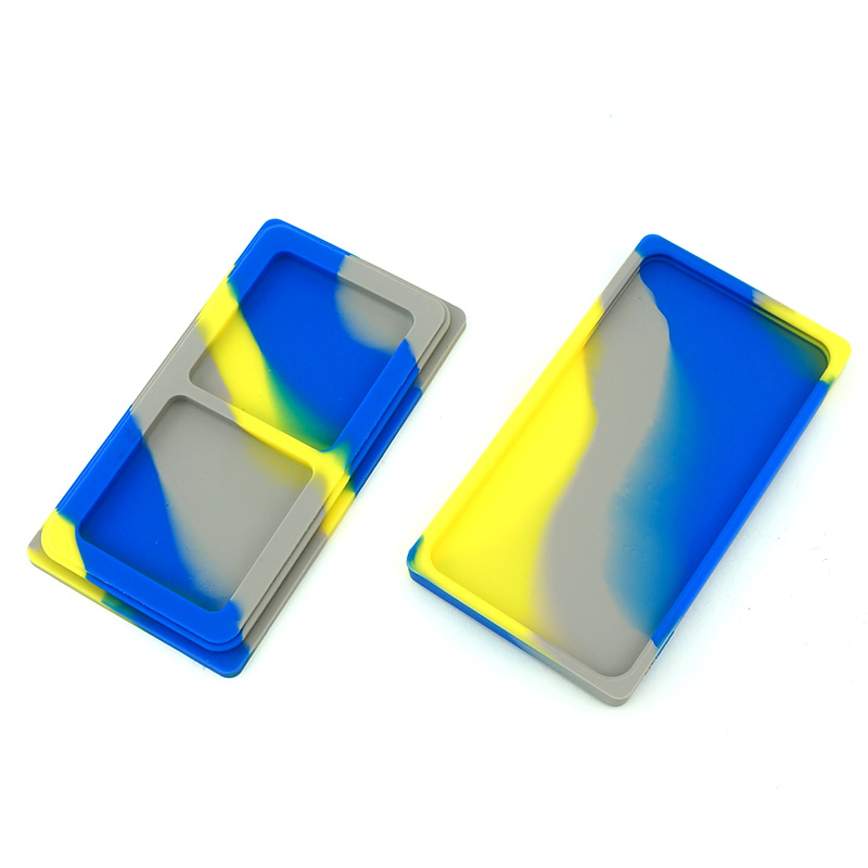 

High Capacity 31ml Silicone Container Jars Dab Wax Containers Assorted Colors Dab Rig Nonstick Triangle Shape Dabber Tool Free Delivery