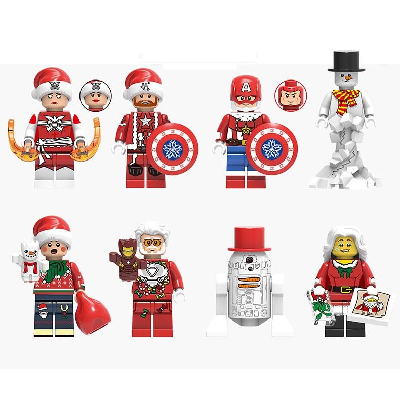 

Christmas Series Mini Minifig Brick Building Blocks Gift Toys Children