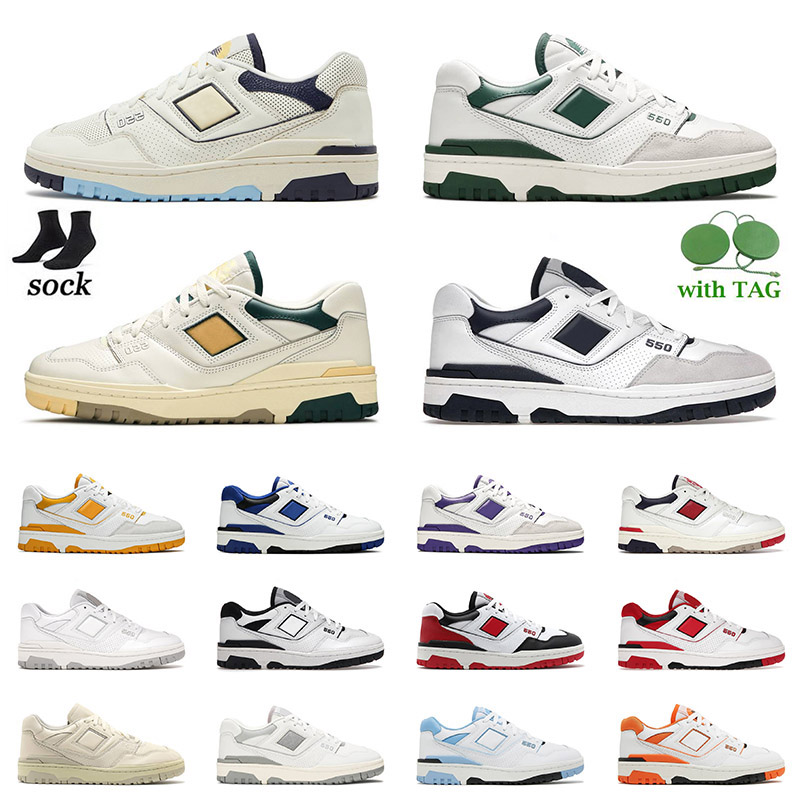 

Designer NB550 Platform OG Casual 550 Shoes Shadow White Grey Aime Leon Dore Green Yellow Rich Paul Mens Women Luxury BB550 Jogging Sneakers, Black