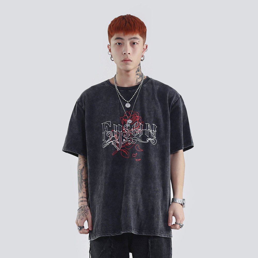 

2021 New Gothic Tshirt Hip Hop Punk Clothes Streetwear Mens Clothing Summer Tops Tees Trending Products Oversized Shirt Xdus, Grey