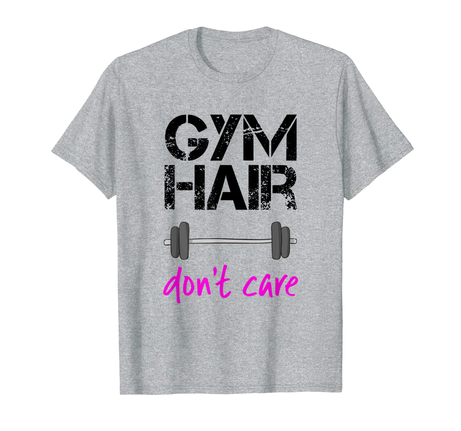 

workout t-shirt saying gym hair don't care fitness shirt, White;black