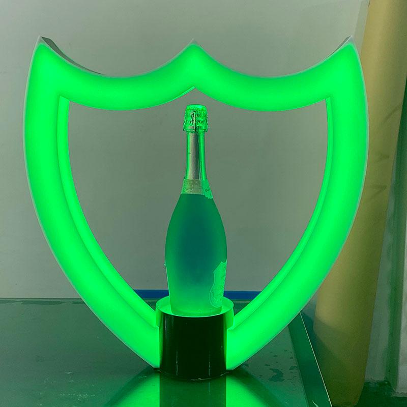 

Tabletop Wine Racks Wholesale Led VIP Dom P Bottle Presenter Message Board For Nightclub Club Bar Lounge Party Event Rack Stand Whiskey