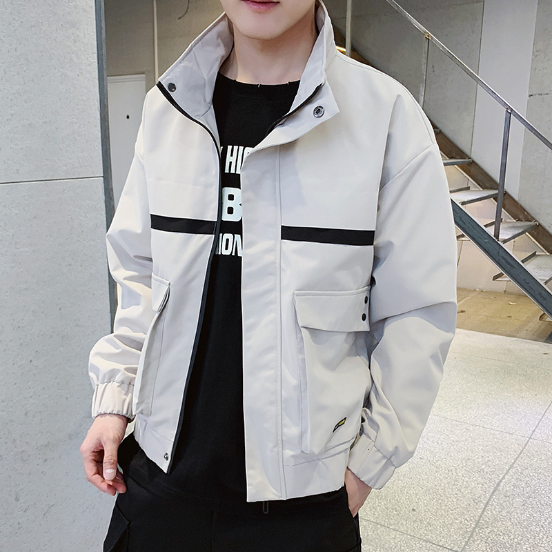 

2021 New Denim Jacket Rushed Limited Standard Hip Hop Man Spring Casual Japanese Veste Homme Modis Clothes Harajuku College Slim 9g1n, Black