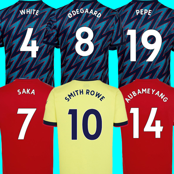 

21 22 23 SMITH ROWE PEPE SAKA soccer jerseys ØDEGAARD THOMAS MARTINELLI TIERNEY ARSen 2021 2022 2023 no more red football shirt Men Kids kit sets, Kids home