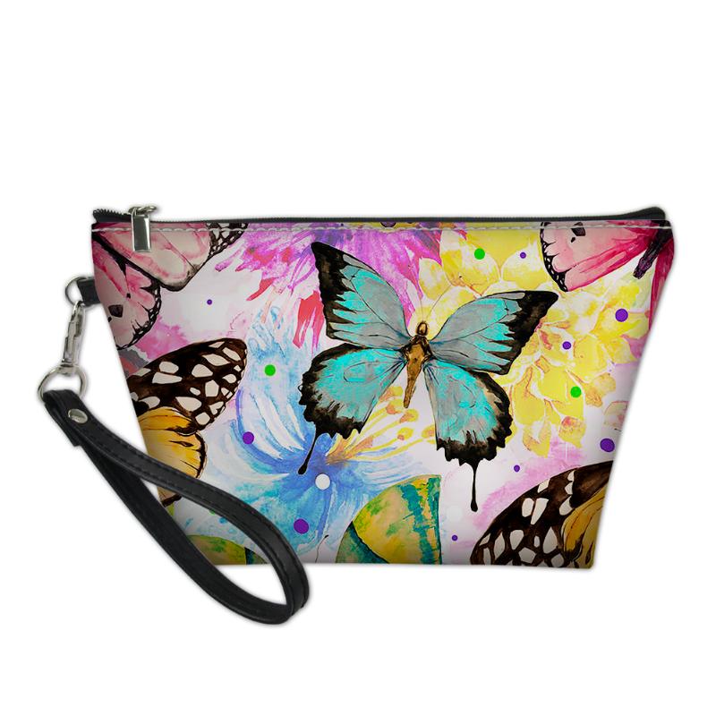 

Butterfly 3D Print Travel Makeup Bag Small Cosmetic Case for Purse Zipper Organizer Toiletry Bag for Women Girls Make Up Bags, Alp1221z8