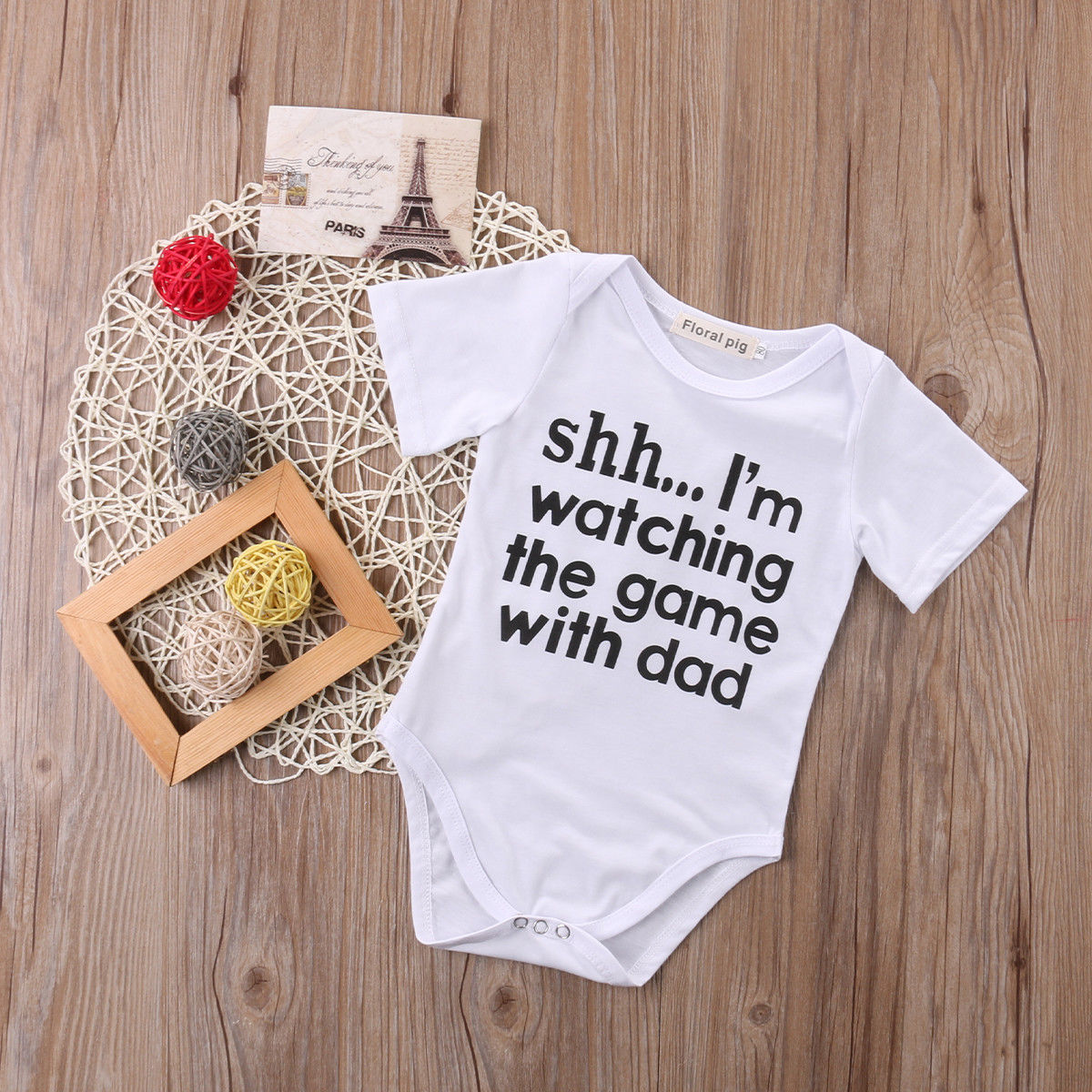 

Summer  Baby Girl Short Sleeve Letter Romper Infant Cotton Jumpsuit Toddler Outfit Sunsuit Clothes, Default color