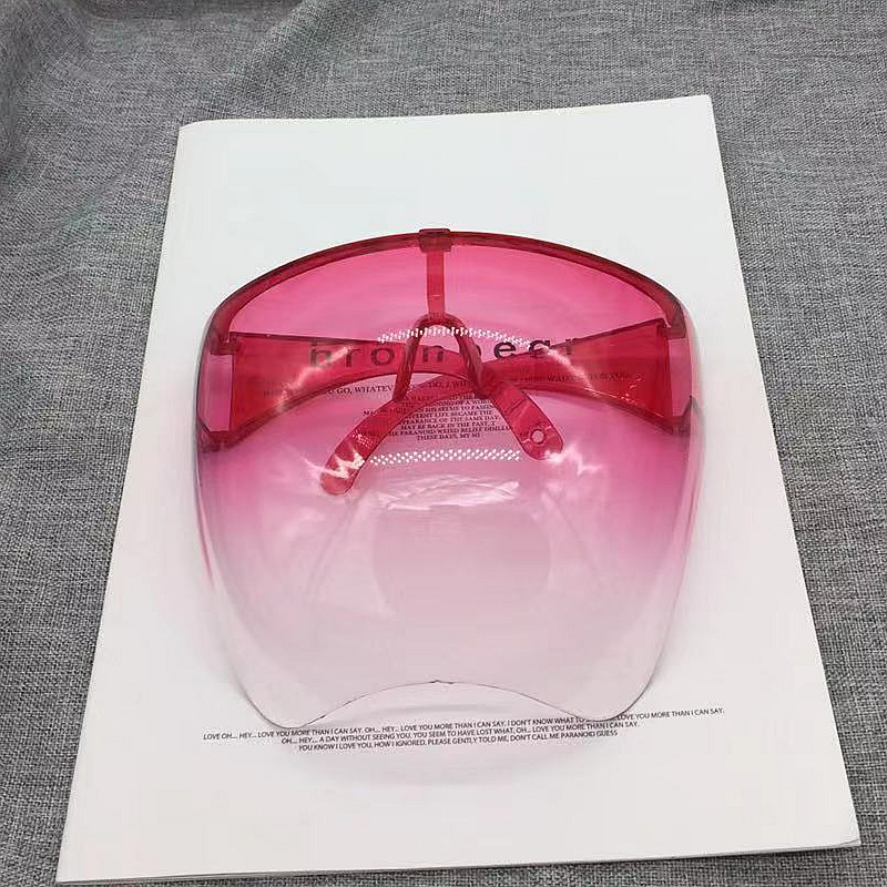 

Designer Masks large mirror surface anti-spray mask protective mask blocc face shield Full Face Cover WWA146