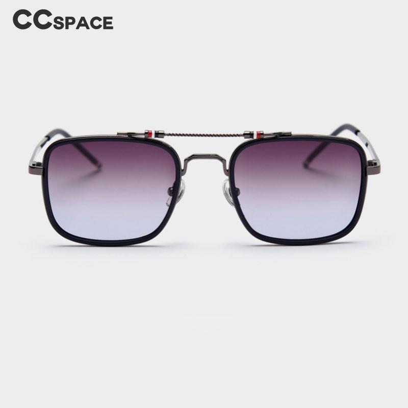 

Sunglasses 51068 Metal Frame Double Beam Polarized Men Women Fashion Brand Designer Sunshade UV400 Retro Glasses